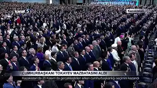 Cumhurbaşkanı Tokayev Mazbatasını Aldı
