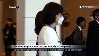 Jinping Başkan Yardımcısı Harris Görüşmesi