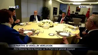 5 Partiye 20 Vekillik Verilecek