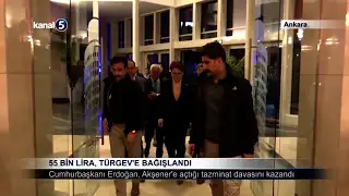 55 Bin Lira, TÜRGEV’e Bağışlandı