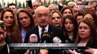 CHP’de Olağanüstü Grup Toplantısı