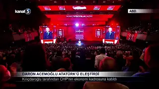 Daron Acemoğlu Atatürk’ü Eleştirdi