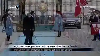 Hollanda Başbakanı Rutte’den Türkiye’ye Övgü