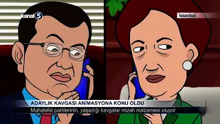 Adaylık Kavgası Animasyona Konu Oldu