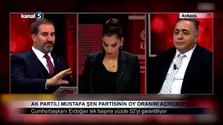 AK Partili Mustafa Şen Partisinin Oy Oranını Açıkladı