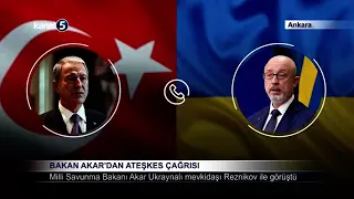 Bakan Akar’dan Ateşkes Çağrısı