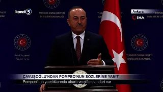 Çavuşoğlu’ndan Pompeo’nun Sözlerine Yanıt