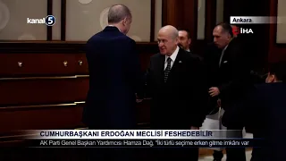Cumhurbaşkanı Erdoğan Meclisi Feshedebilir