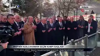 MHP’nin Kızılcahamam Seçim Kampı Başladı
