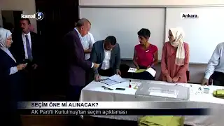 Seçim Öne Mi Alınacak?