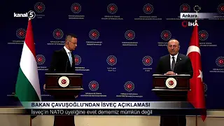 Bakan Çavuşoğlu’ndan İsveç Açıklaması