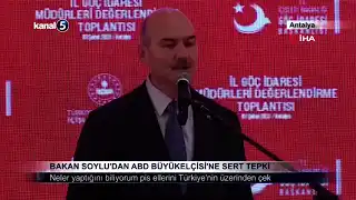 Bakan Soylu’dan ABD Büyükelçisi’ne Sert Tepki