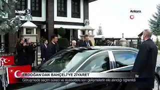 Erdoğan’dan Bahçeli’ye Ziyaret