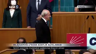 Kılıçdaroğlu’ndan Adaylık Açıklaması