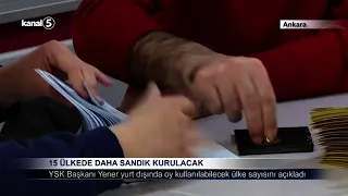 15 Ülkede Daha Sandık Kurulacak