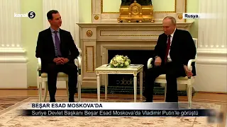 Beşar Esad Moskova’da