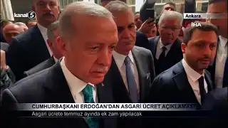 Cumhurbaşkanı Erdoğan’dan Asgari Ücret Açıklaması