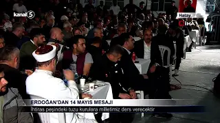 Erdoğan’dan 14 Mayıs Mesajı