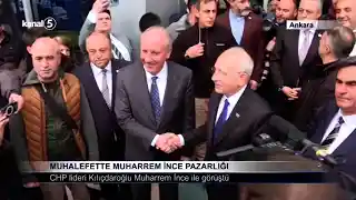 Muhalefette Muharrem İnce Pazarlığı