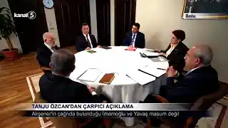 Tanju Özcan’dan Çarpıcı Açıklama