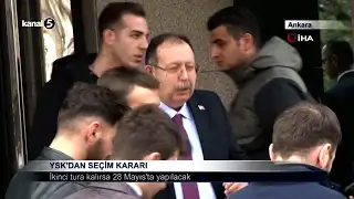 YSK’dan Seçim Kararı