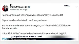 Çavuşoğlu’ndan Biden’a Tepki