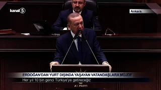 Erdoğan’dan Yurt Dışında Yaşayan Vatandaşlara Müjde