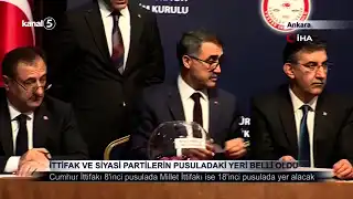 İttifak ve Siyasi Partilerin Pusuladaki Yeri Belli Oldu