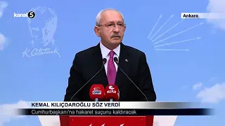 Kemal Kılıçdaroğlu Söz Verdi