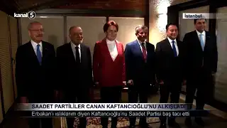 Saadet Partililer Canan Kaftancıoğlu’nu Alkışladı