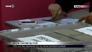 Seçim Takvimi İşliyor