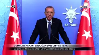 Cumhurbaşkanı Erdoğan’dan CHP’ye Tepki