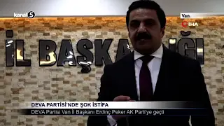 DEVA Partisi’nde Şok İstifa