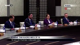 Kabine Tam Kadro Meclis’te