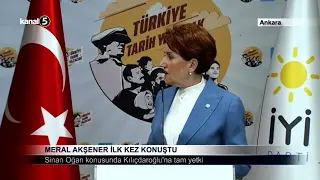 Meral Akşener İlk Kez Konuştu