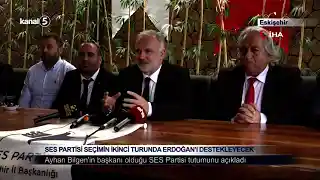SES Partisi Seçimin İkinci Turunda Erdoğan’ı Destekleyecek