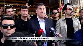 Sinan Oğan’dan Makam Açıklaması