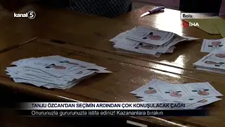 Tanju Özcan’dan Seçimin Ardından Çok Konuşulacak Çağrı