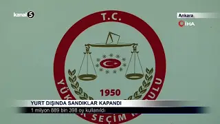 Yurt Dışında Sandıklar Kapandı