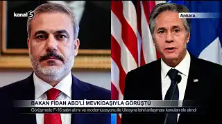 Bakan Fidan ABD’li Mevkidaşıyla Görüştü