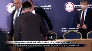 Cumhurbaşkanı Seçimi Kesin Sonuçları Açıklandı
