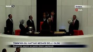 TBMM’nin Bu Haftaki Mesaisi Belli Oldu
