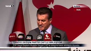 Türkiye Değişim Partisi CHP İle Birleşiyor