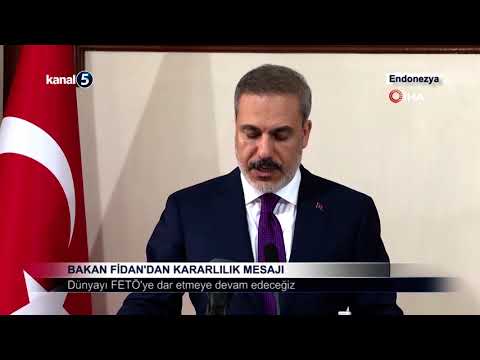 Bakan Fidan’dan Kararlılık Mesajı