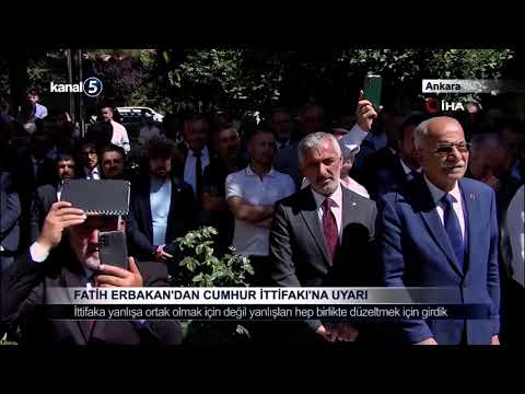 Fatih Erbakan’dan Cumhur İttifakı’na Uyarı