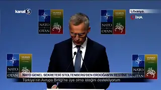 NATO Genel Sekreteri Stoltenberg’den Erdoğan’ın Restine Yanıt