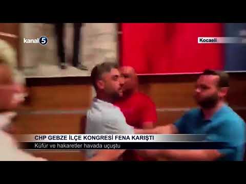 CHP Gebze İlçe Kongresi Fena Karıştı