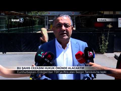 Cumhurbaşkanı Erdoğan’dan TSK’ya İftira Atan Sezgin Tanrıkulu’na Tepki