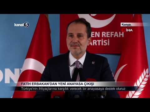 Fatih Erbakan’dan Yeni Anayasa Çıkışı
