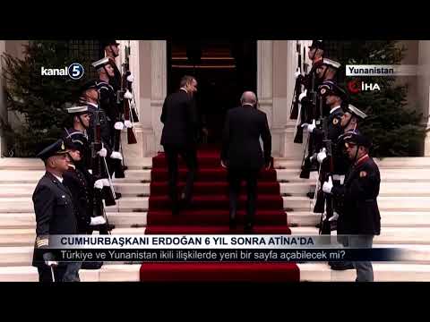 Cumhurbaşkanı Erdoğan 6 Yıl Sonra Atina’da